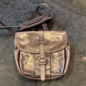 Rare - Filson all Leather Small Field Bag - Restoration Dept. Crossbody Satchel